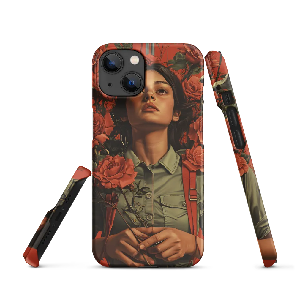 Harmony and Strength: A Portrait Among Roses