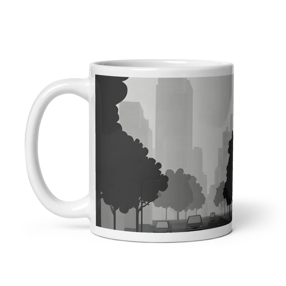 Urban Serenity | Mug with White inside | 11 oz