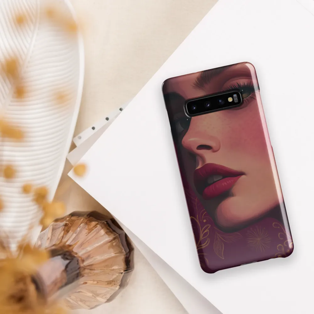 Portrait of Serene Beauty | Phone Case |  S10 Plus | Snap Case | Glossy