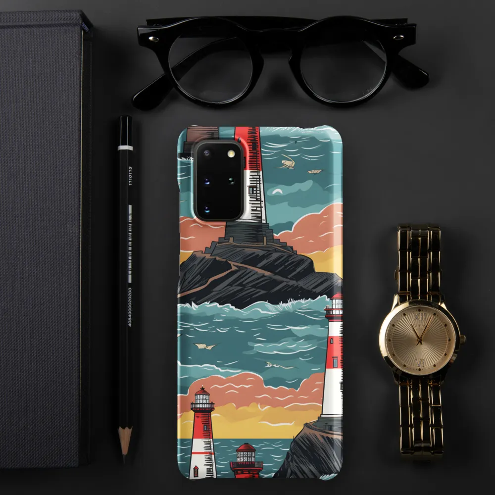 Lighthouses in a Whimsical Ocean