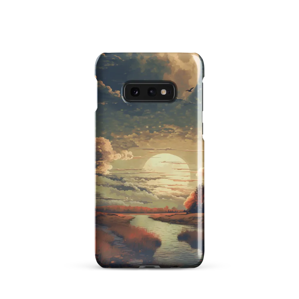 Whispers of Dusk: A Tranquil River Landscape