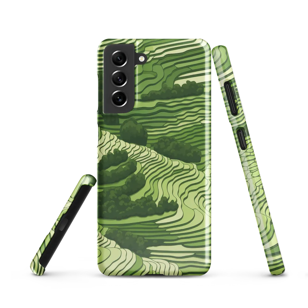 Waves of Green: An Abstract Landscape
