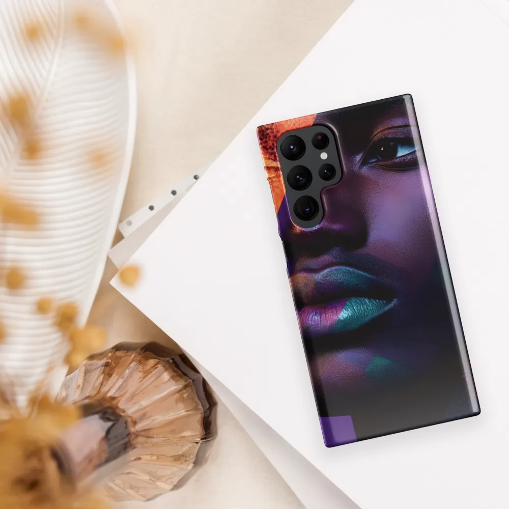 Geometric Resonance | Phone Case |  S22 Ultra | Snap Case | Glossy