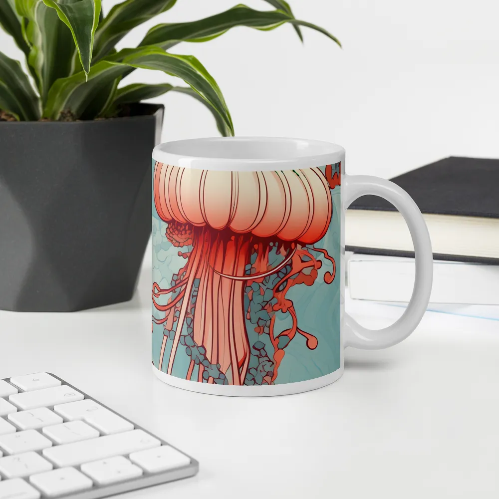 Ethereal Dance of Jellyfish | Mugs | Multiple Sizes & Colors