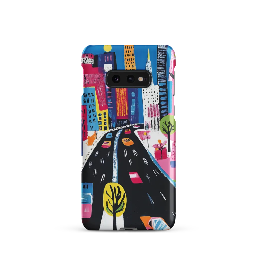 City Dreams in Vibrant Hues | Phone Case |  S10e | Snap Case | Matte