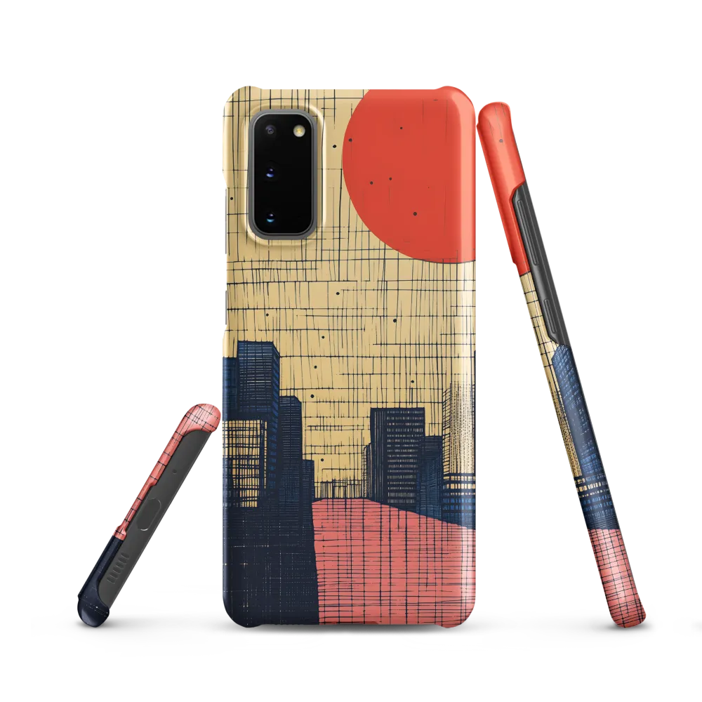 Urban Echoes: A Minimalist Cityscape