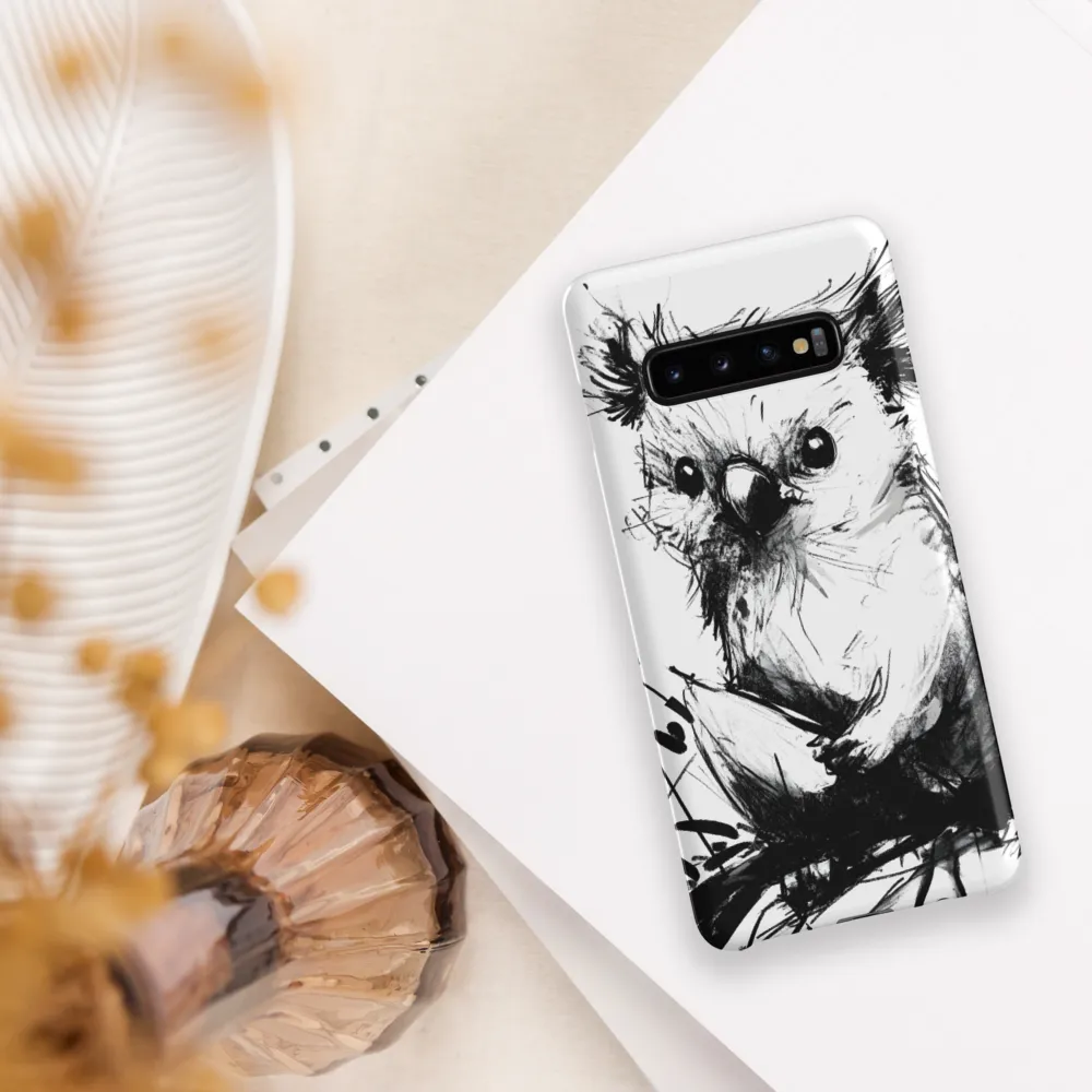 Whimsical Koala in Ink