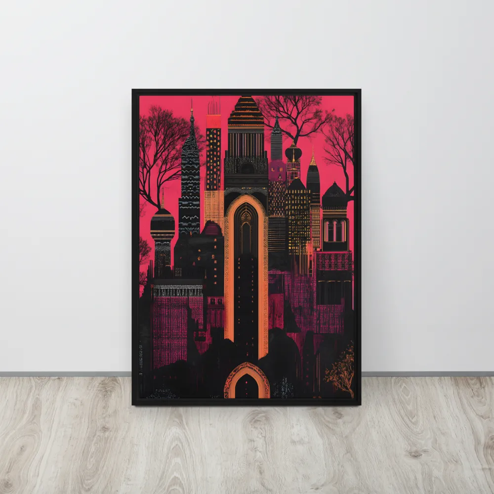 Urban Reverie | Canvas with Black Frame | 20″×28″