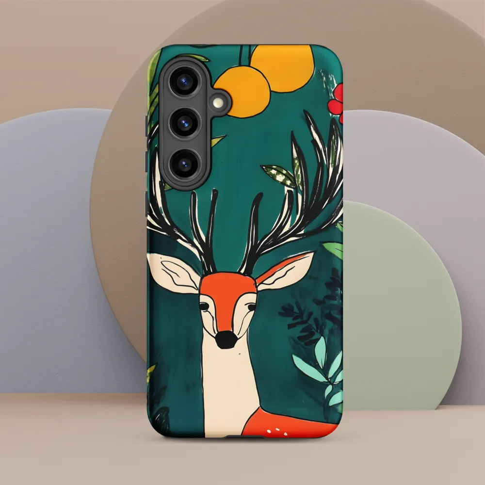 Nature's Embrace: The Majestic Deer | Phone Case |  S24 Plus | Tough Case | Matte