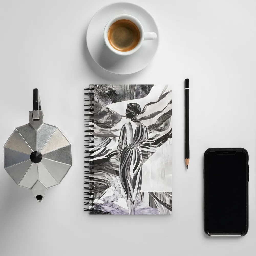 Elegance in Motion | Spiral Notebook