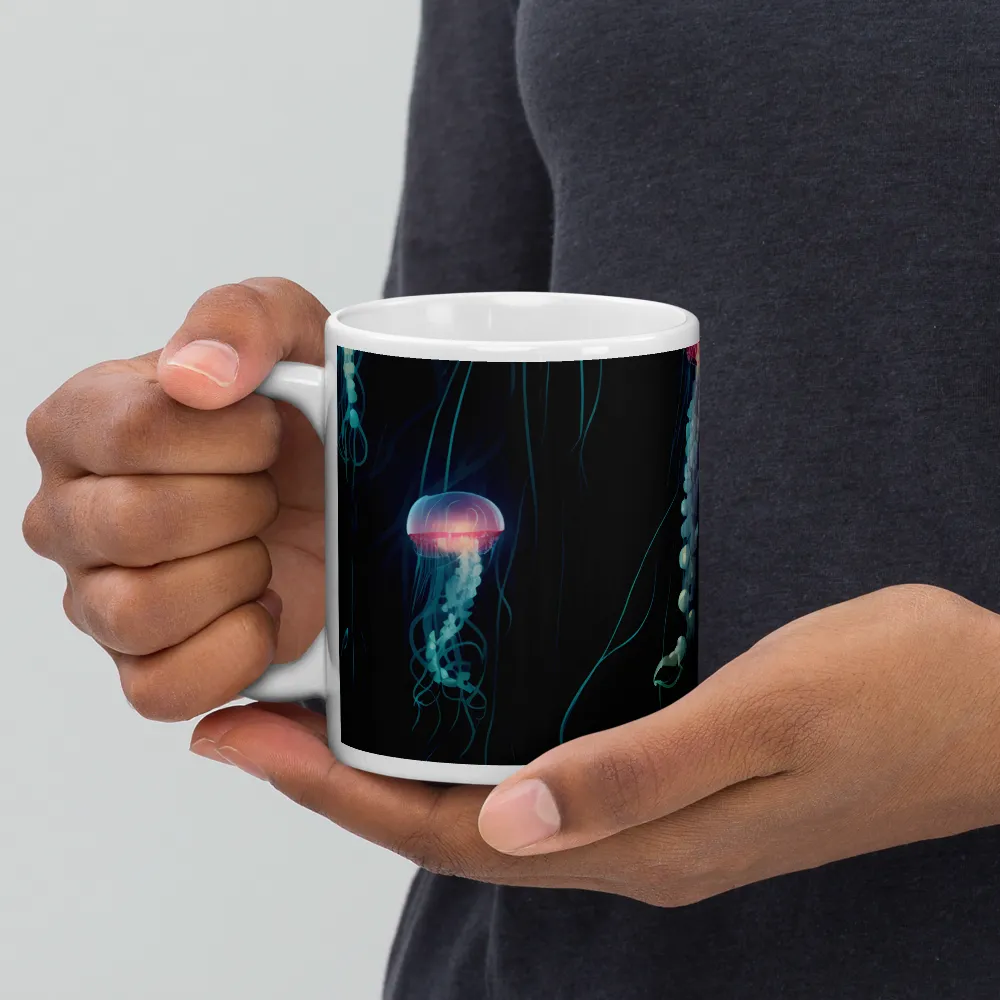 Ethereal Dance of Jellyfish | Mugs | Multiple Sizes & Colors