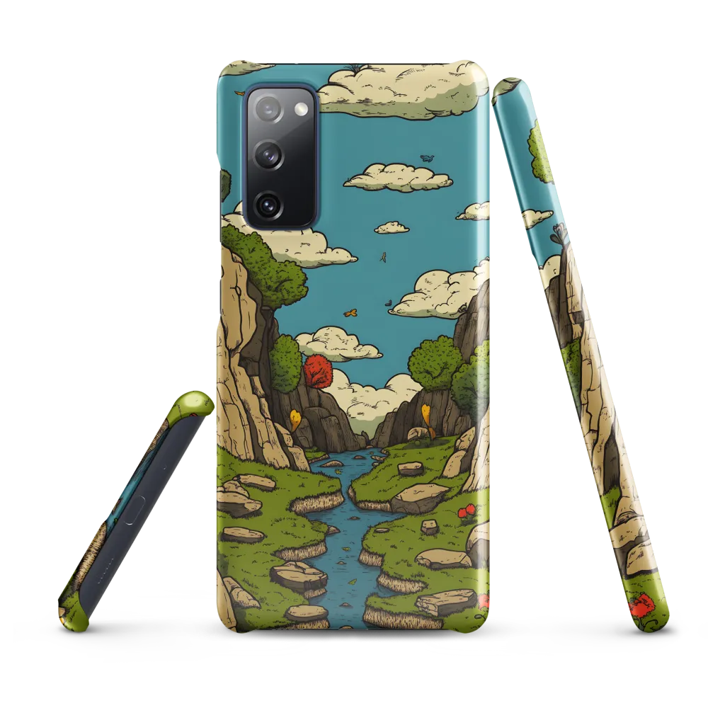Whimsical Serenity: A Canyon Landscape