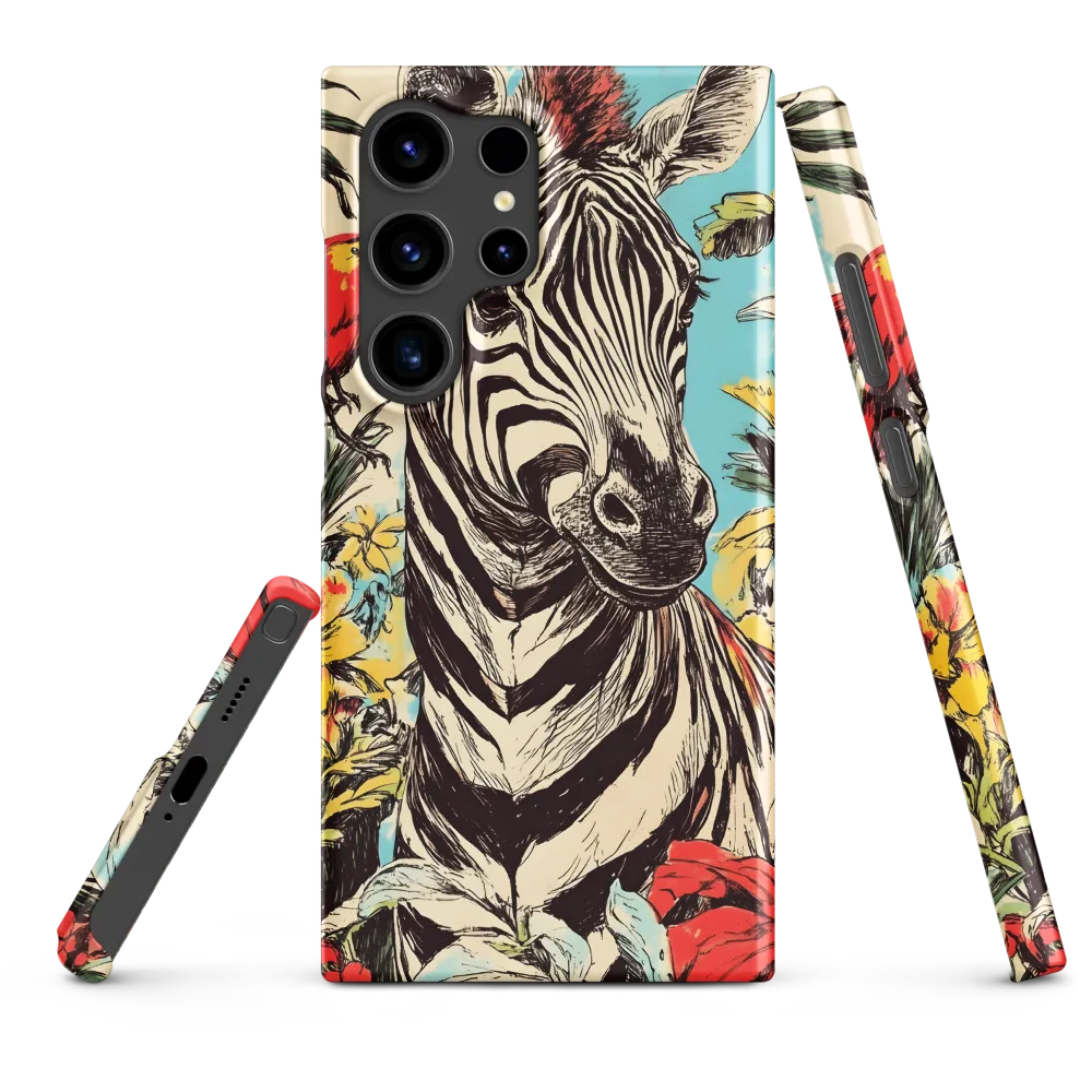 Zebra in Tropical Reverie