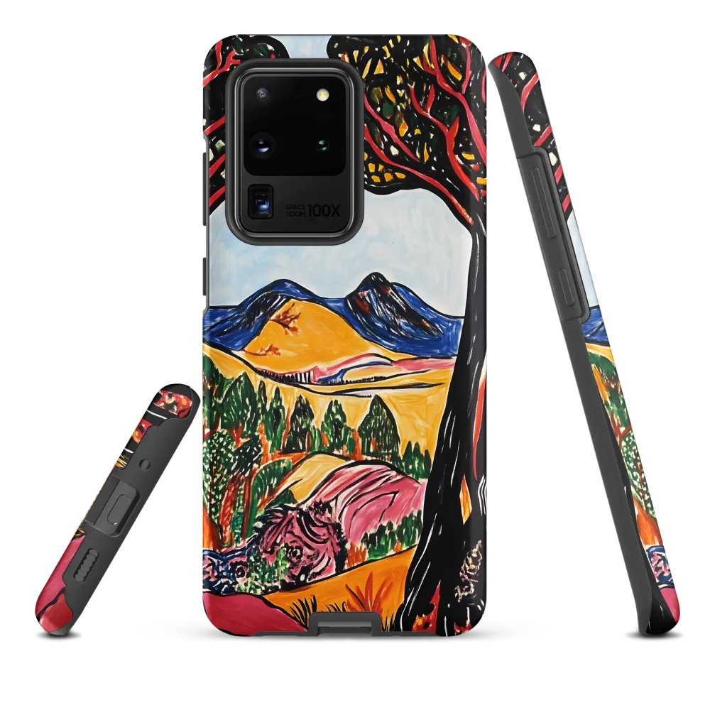 Vibrant Nature's Embrace | Phone Case |  S20 Ultra | Tough Case | Matte