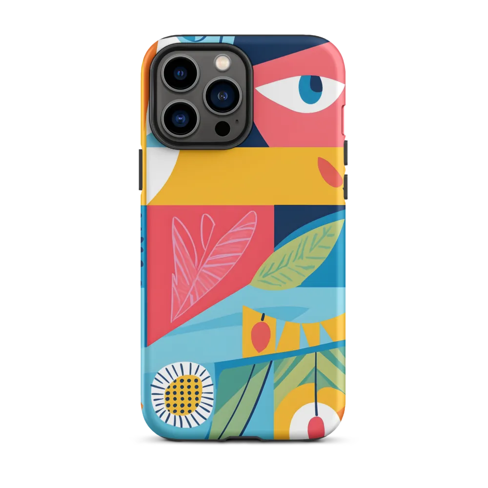 Vibrant Geometric Visage