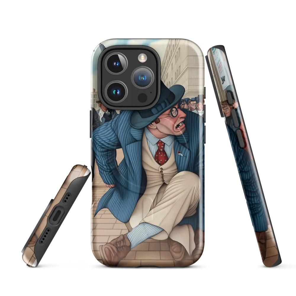 Caught in Tension | Phone Case |  16 Pro | MagSafe® Tough Case | Glossy