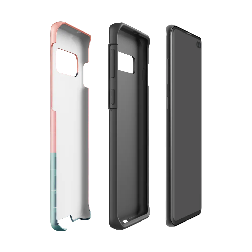 Urban Sentinel: A Warrior's Stand | Phone Case |  S10 | Tough Case | Glossy