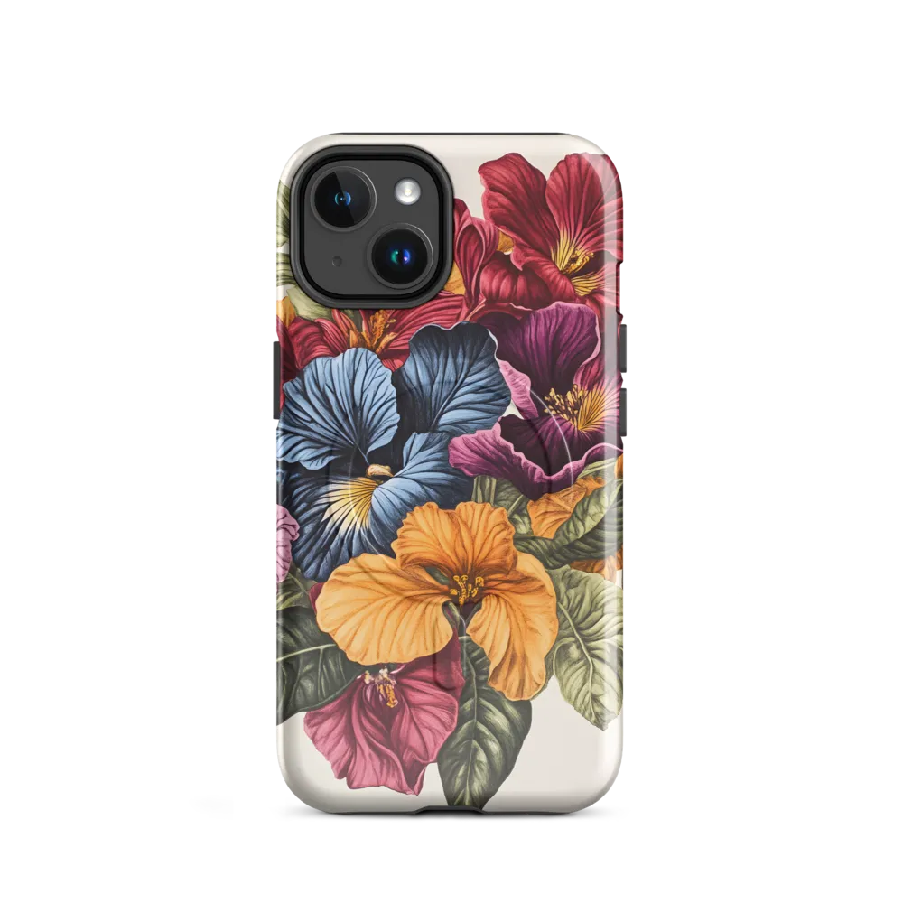 Floral Symphony in Color | Phone Case |  14 | MagSafe® Tough Case | Glossy