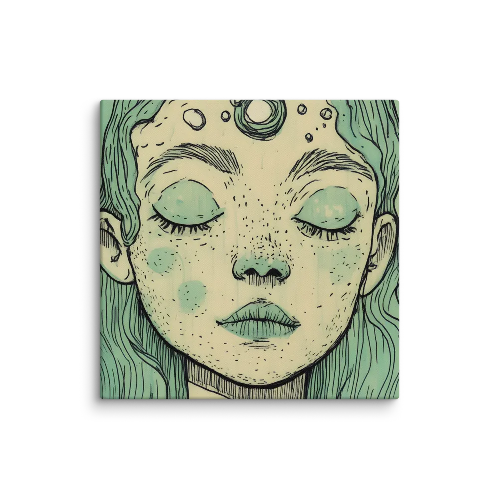Beneath the Surface | Canvas | 14″×14″