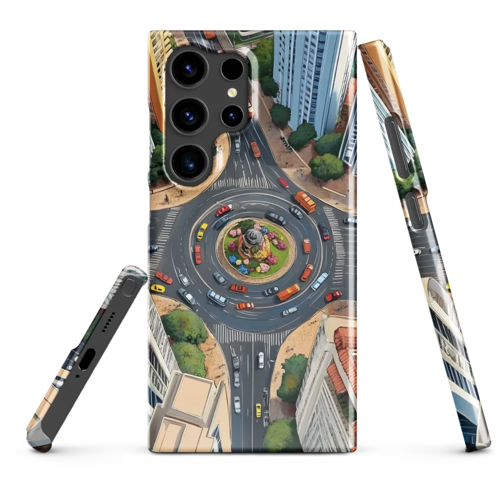 Urban Symphony: Aerial Vision of City Life