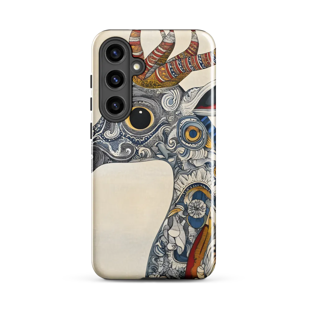 Whimsical Elegance: The Surreal Giraffe | Phone Case |  S24 Plus | Tough Case | Glossy