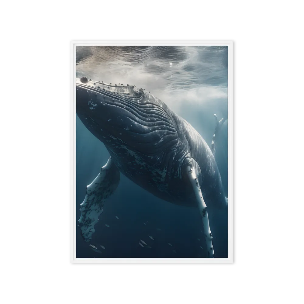 Graced by the Depths | Canvas with White Frame | 20″×28″
