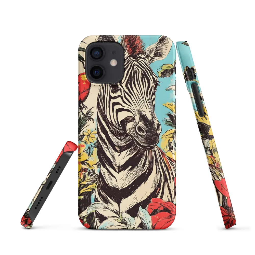 Zebra in Tropical Reverie