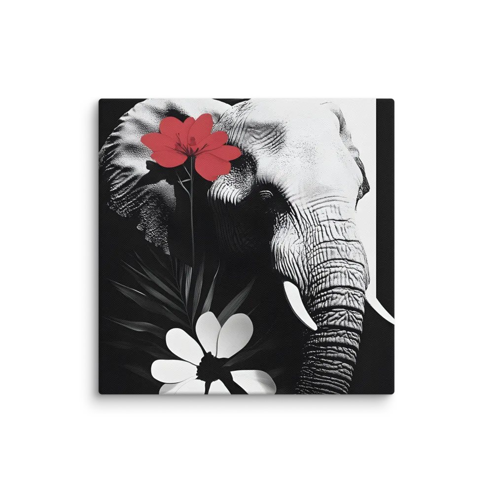 Elephant Harmony | Canvas | 10″×10″