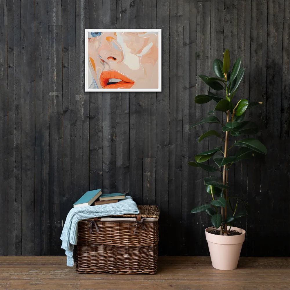 Ethereal Expressions | Canvas with White Frame | 16″×20″