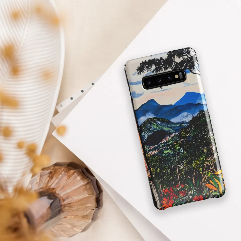 Nature's Vibrant Embrace | Phone Case |  S10 Plus | Snap Case | Glossy