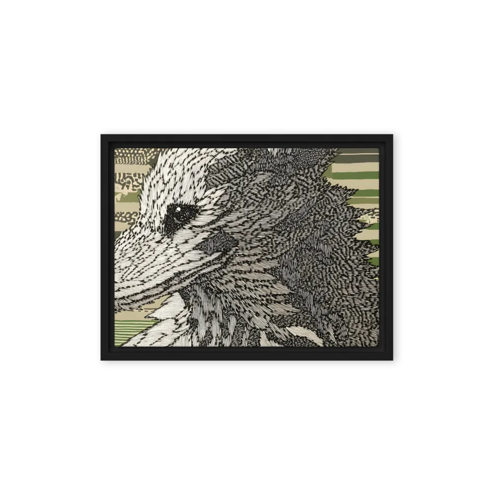 Reflections of the Forest | Canvas with Black Frame | 12″×16″