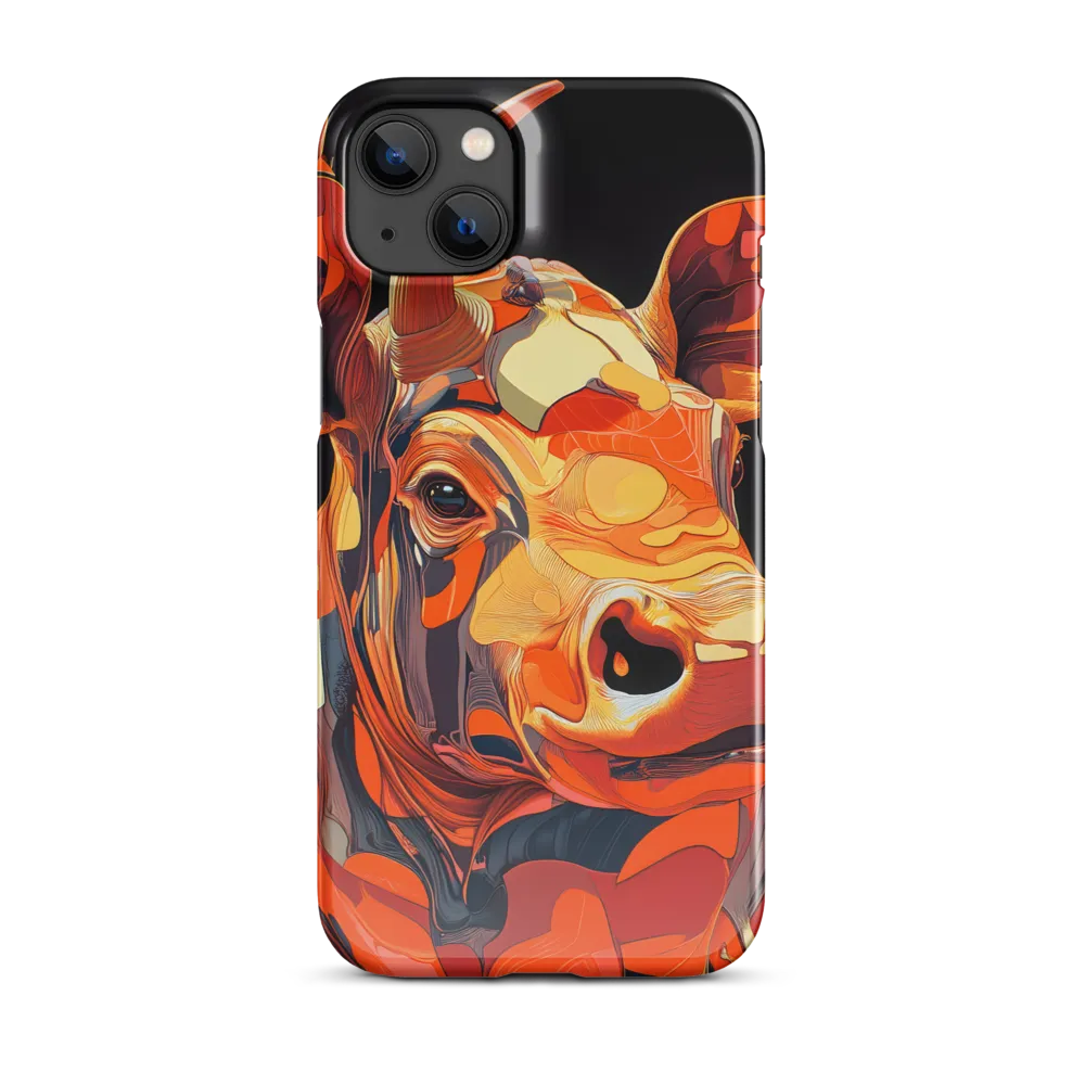 Modern Serenade: The Vibrant Cow