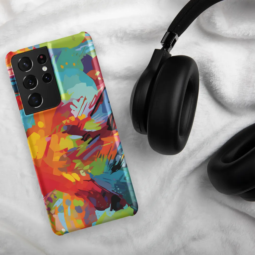 Colorful Lizard: An Abstract Adventure | Phone Case |  S21 Ultra | Snap Case | Matte