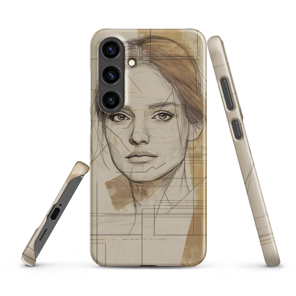 Geometric Elegance: A Modern Portrait