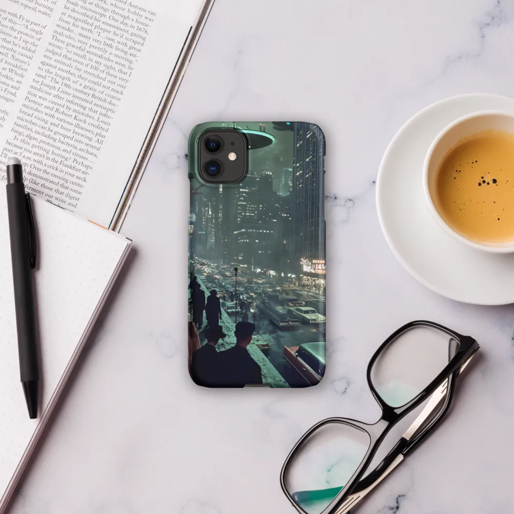 Mysterious Encounters in a Neon City | Phone Case |  11 | Snap Case | Matte