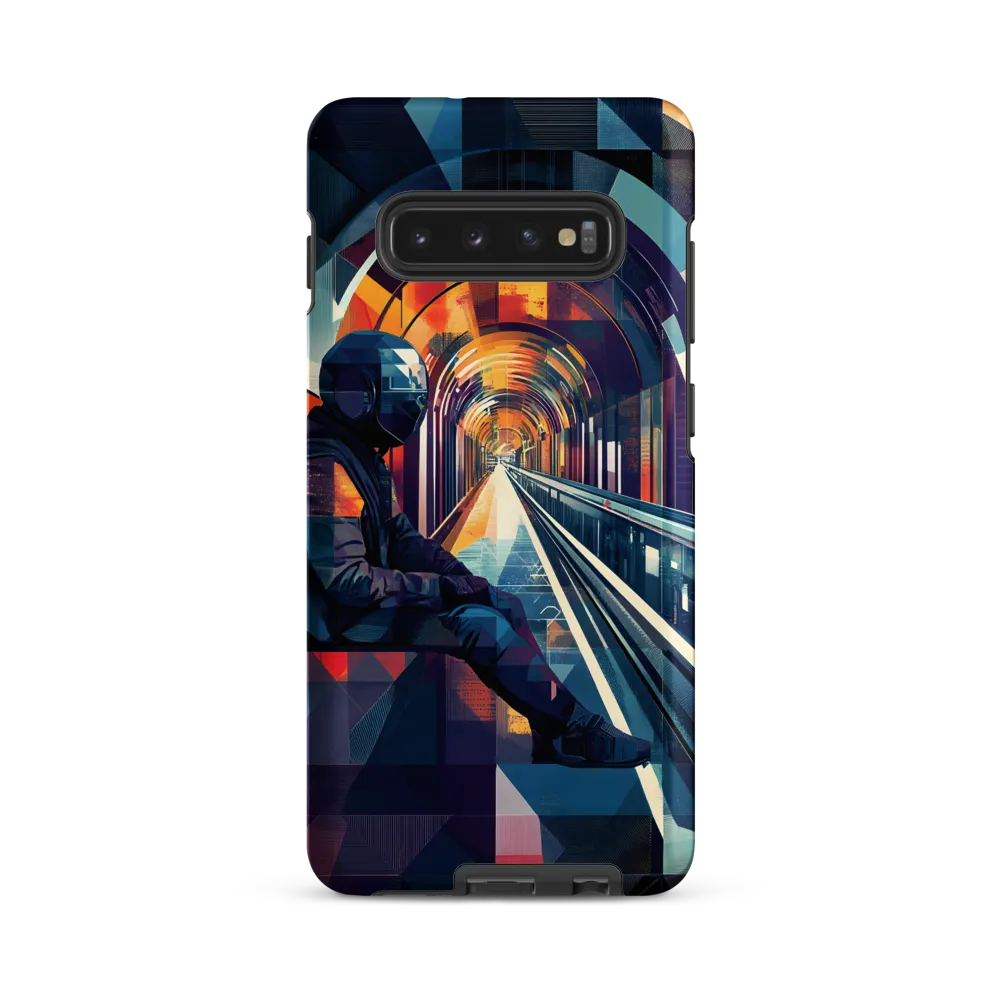 Reflections in a Futuristic Tunnel