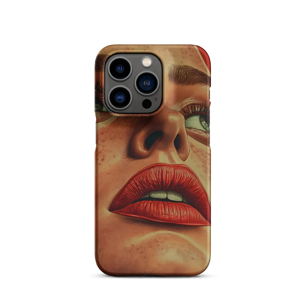 Red Intensity: A Portrait of Elegance