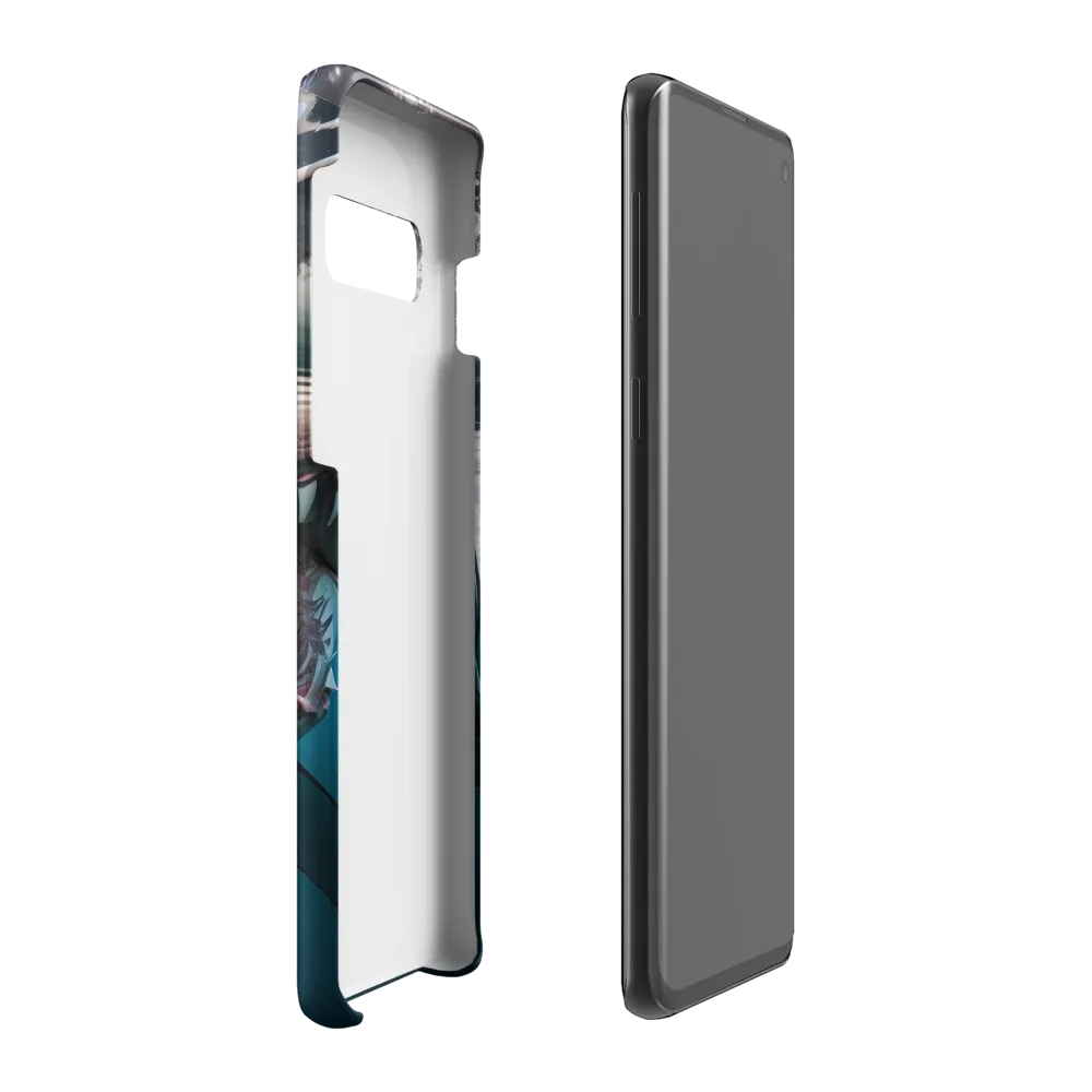 Majesty of the Ocean: The Great White Shark | Phone Case |  S10 Plus | Snap Case | Matte