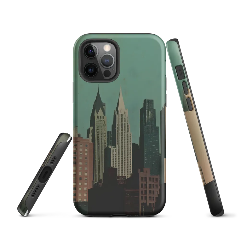 Urban Nostalgia: A Retro Cityscape