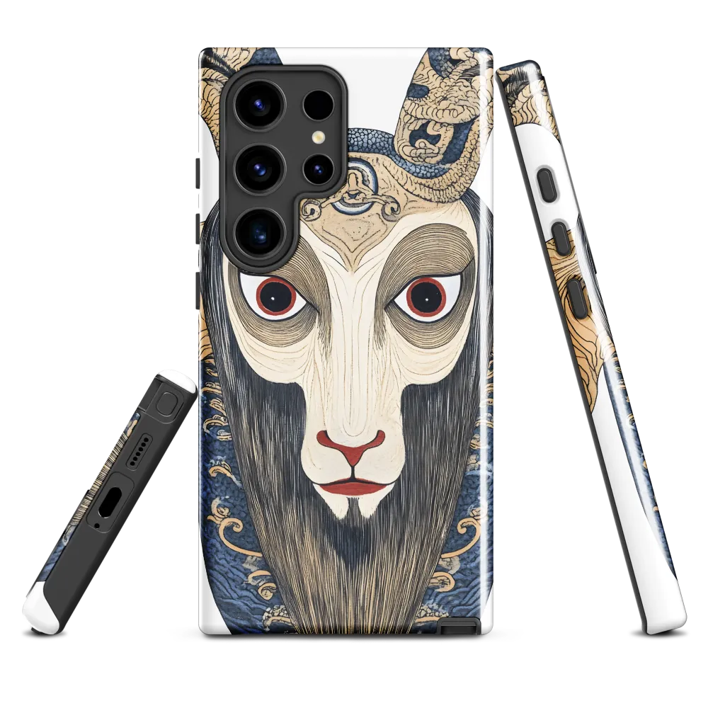 Ethereal Gaze of the Ram | Phone Case |  S24 Ultra | Tough Case | Glossy