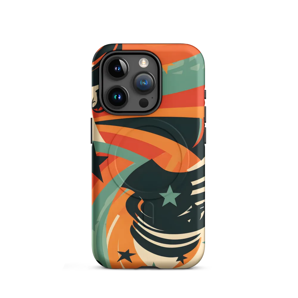 Swirls of Elegance | Phone Case |  15 Pro | MagSafe® Tough Case | Matte