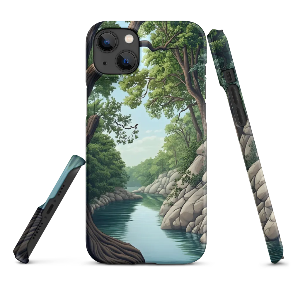 Tranquil Reflections: A Serene River Landscape