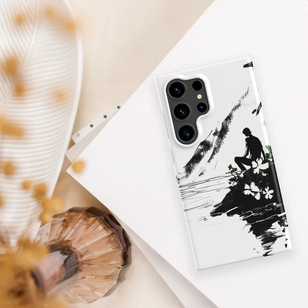 Contemplation by the Water | Phone Case |  S24 Ultra | Snap Case | Matte