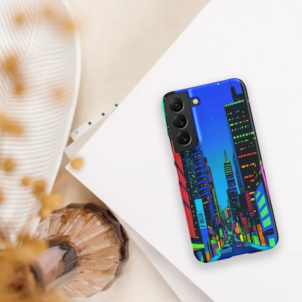 Neon Dreamscape: A Futuristic City at Dusk