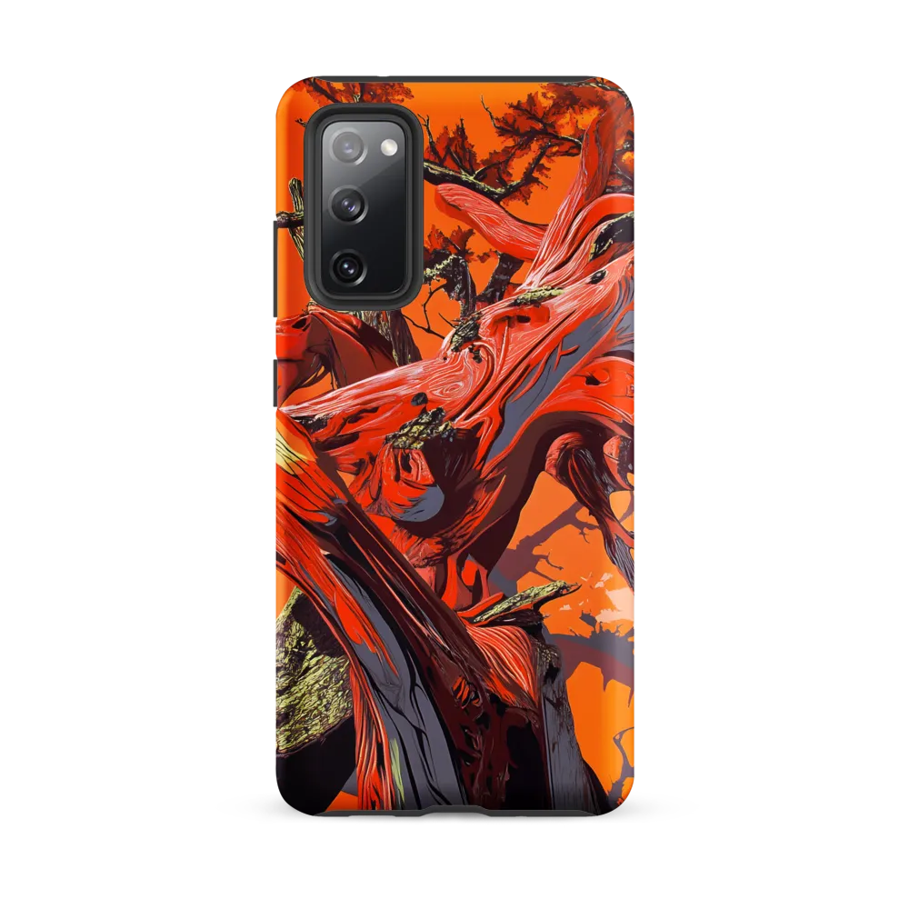 Life in Motion: An Abstract Tree | Phone Case |  S20 FE | Tough Case | Matte