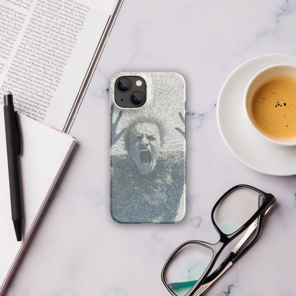 Breaking Free: An Expression of Anguish | Phone Case |  14 | Snap Case | Matte