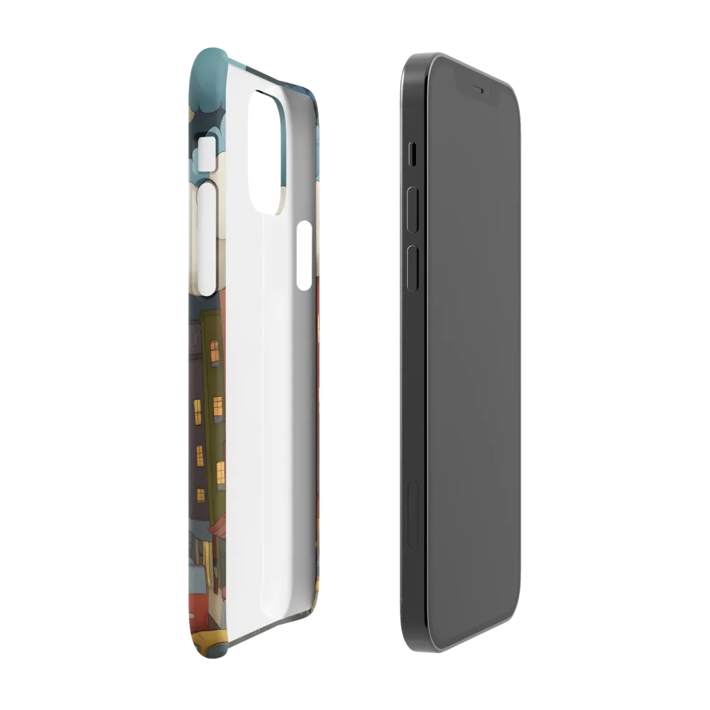 Urban Symphony: A City Awakens at Dusk | Phone Case |  12 | Snap Case | Glossy