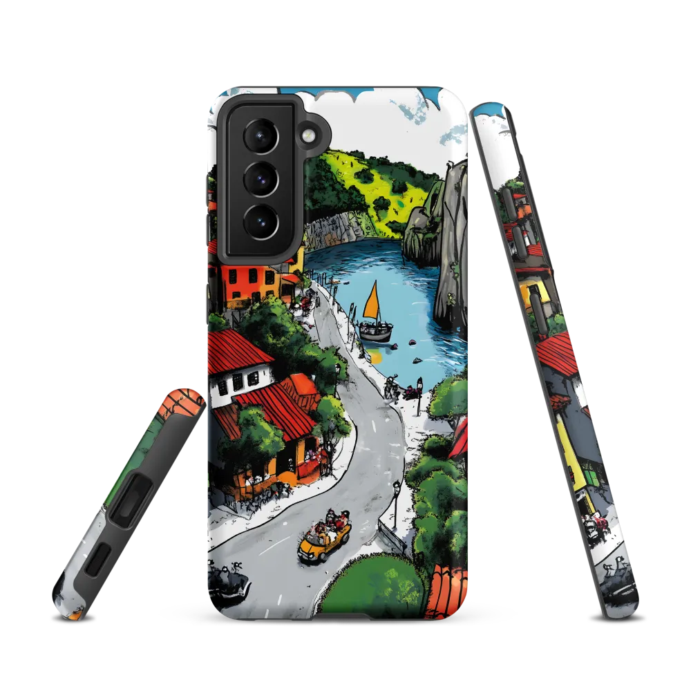 Whimsical Village by the Water