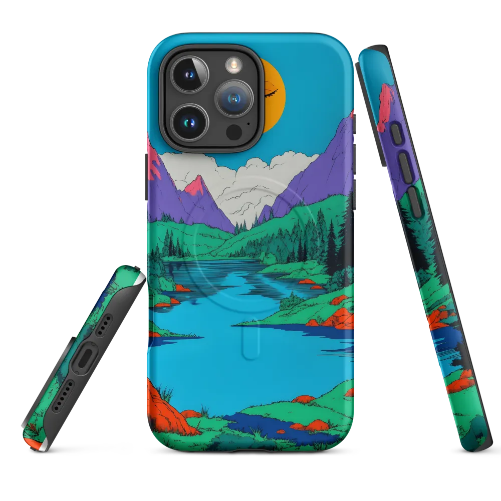 Whimsical Serenity in Vibrant Colors
