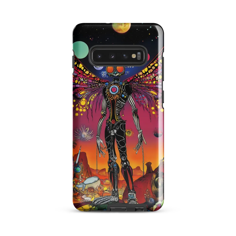 Celestial Winged Skeleton. | Phone Case |  S10 Plus | Tough Case | Glossy